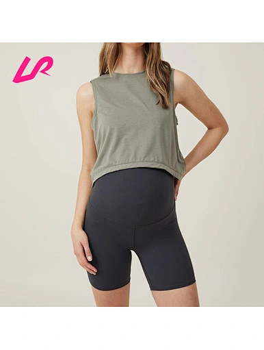 Add a splash of color to your activewear collection with our maternity biker shorts. Shop now for a range of sizes and elevate your workout style.